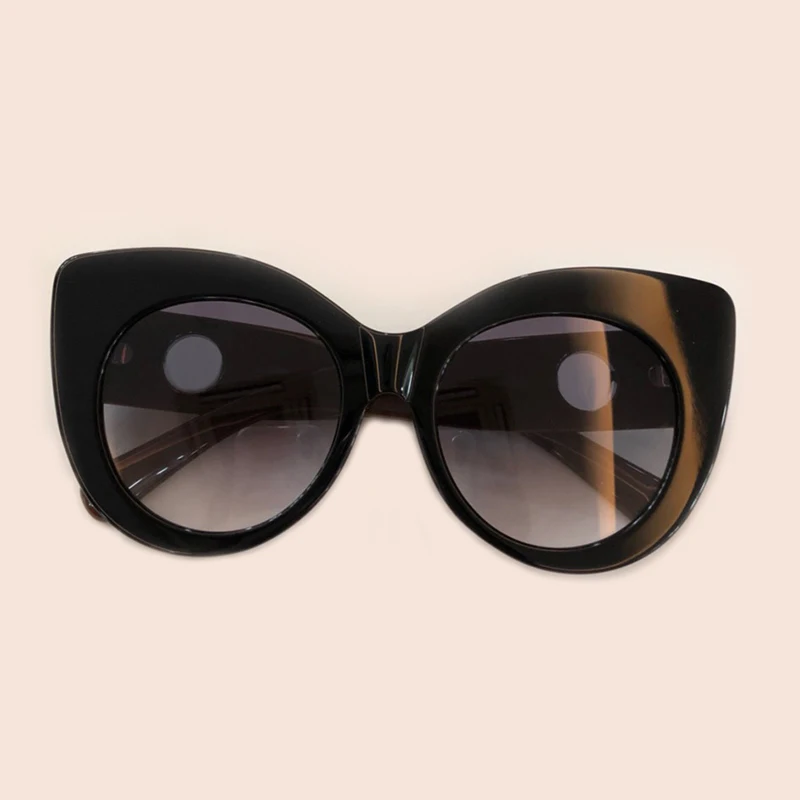 Стиль кошачий глаз солнцезащитные очки женские брендовые дизайнерские солнцезащитные очки с фирменной коробкой ацетатная оправа солнцезащитные очки