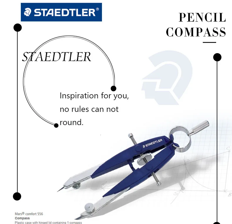 Staedtler плотник компас инструмент для рисования для профессиональных чертежей