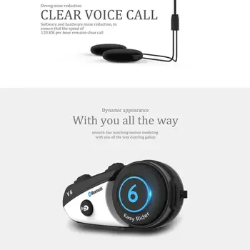 

English VersionHelmet Headset Easy Rider Moto Vimoto V6 Multi-functional Stereo Headphones For Cell Phone and GPS Radio