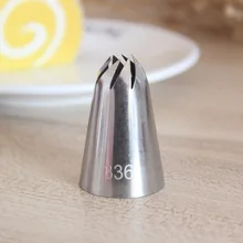 336 насадки для трубопроводов большой размер Декор крем капля цветок глазурь Советы Торт Помадка выпечки инструмент кекс украшения