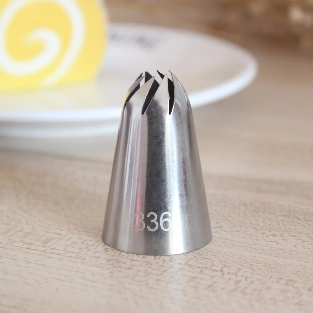 

#336 Piping Nozzles Large Size Decor Cream Drop Flower Icing Tips Cake Fondant Baking Tool Cupcake Decoration
