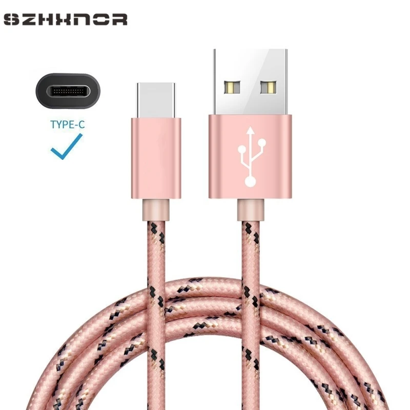 1 M 2 3M usb кабель с Тип круглый для зарядки нейлоновая нить C huawei P20 lite mate 20 pro nova 3 3i LeTV