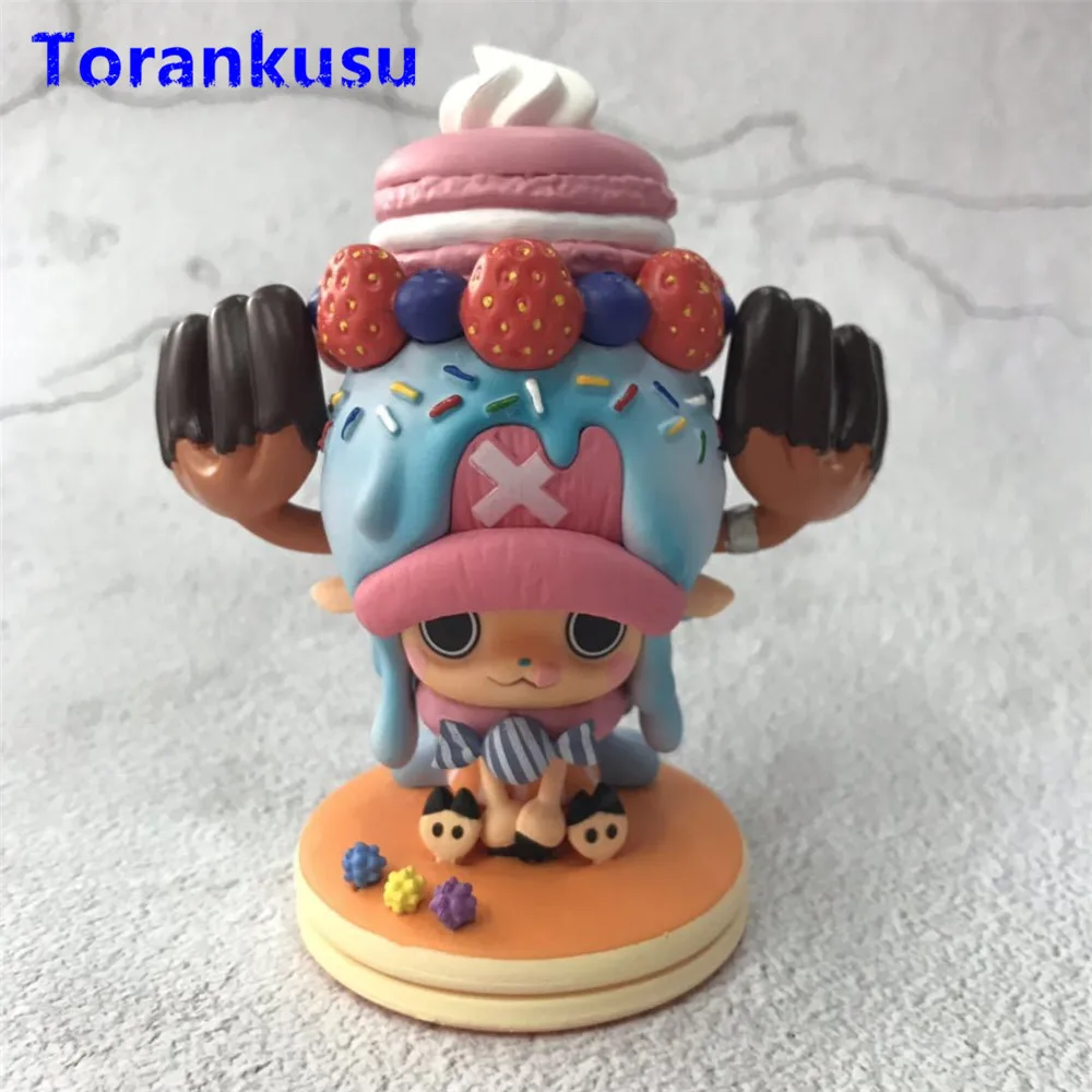 One Piece Tony Tony Chopper Figure Action Figure Strawberry Cake Q Hot Toys For Children Gift Mega House Anime One Piece Figura