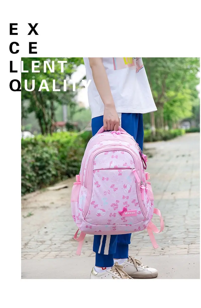 Новый рюкзак с цветочным принтом детский школьный рюкзак Mochila Infantil детские школьные сумки для девочек-подростков основной школьный ранец