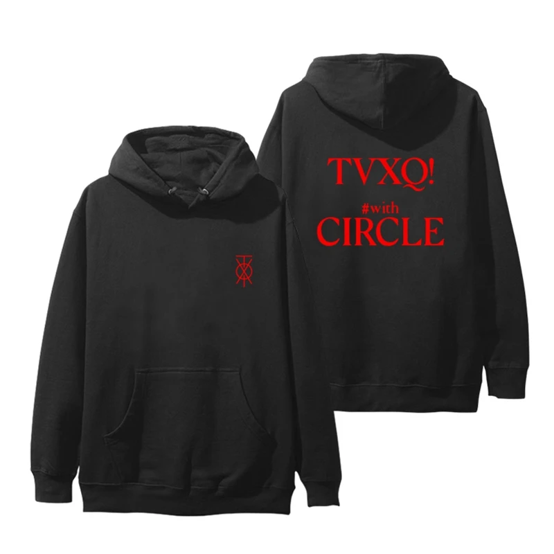KPOP TOHOSHINKI men Hoodie sweatshirt TVXQ with CIRCLE unisex Pullover sweatshirts CONCERT WITH Men Jumper (3)