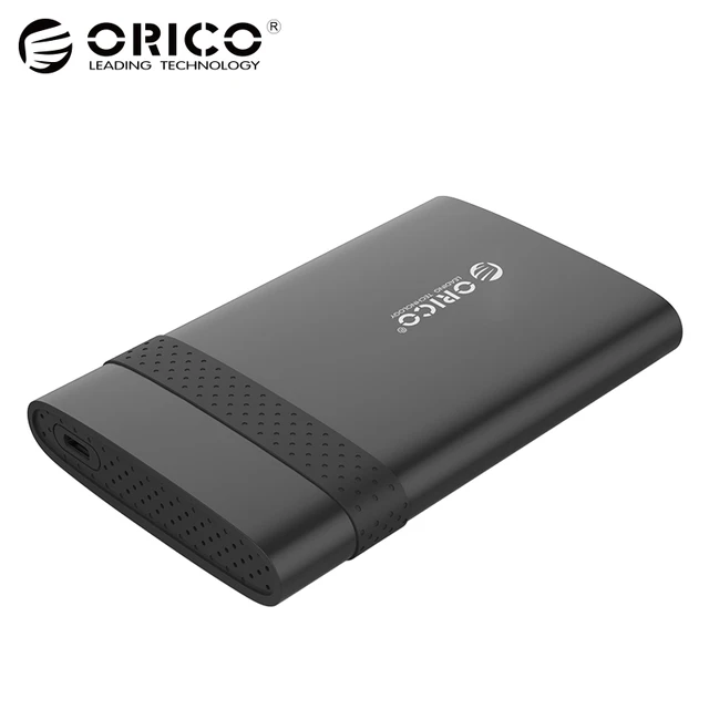 ORICO 2538C3 2,5 дюймов Тип-C мобильный жесткий диск коробка USB3.0 Тетрадь бесплатная инструменты корпус для HDD SSD (не включая HDD)