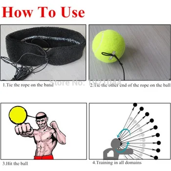 

1PCS Fight Ball Boxing Reaction Training Boxing Speed Ball Training Equipment Exercise Accessories Party Hats