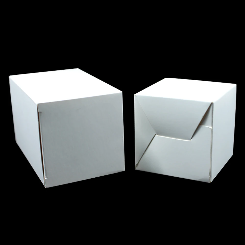 400 шт/партия 5*5*5 см DHL коричневый/белый картон ремесло мини коробка ювелирные изделия DIY маленькие подарки упаковка вечерние крафт бумажные картонные коробки чехол