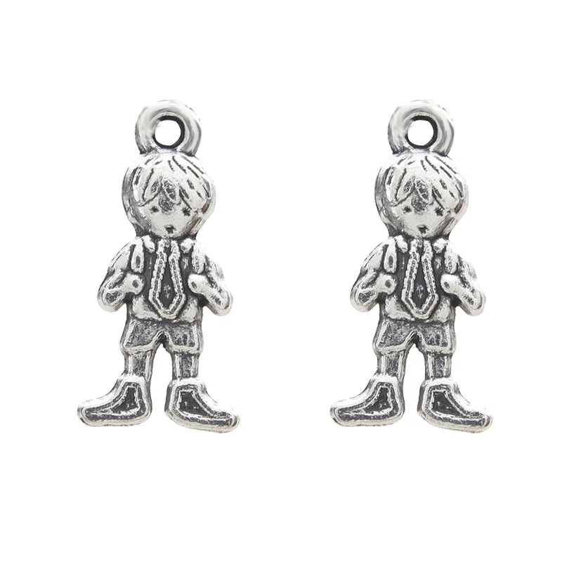 Buy 20pcs/lot Alloy Boy Charms Figure Shape Pendant