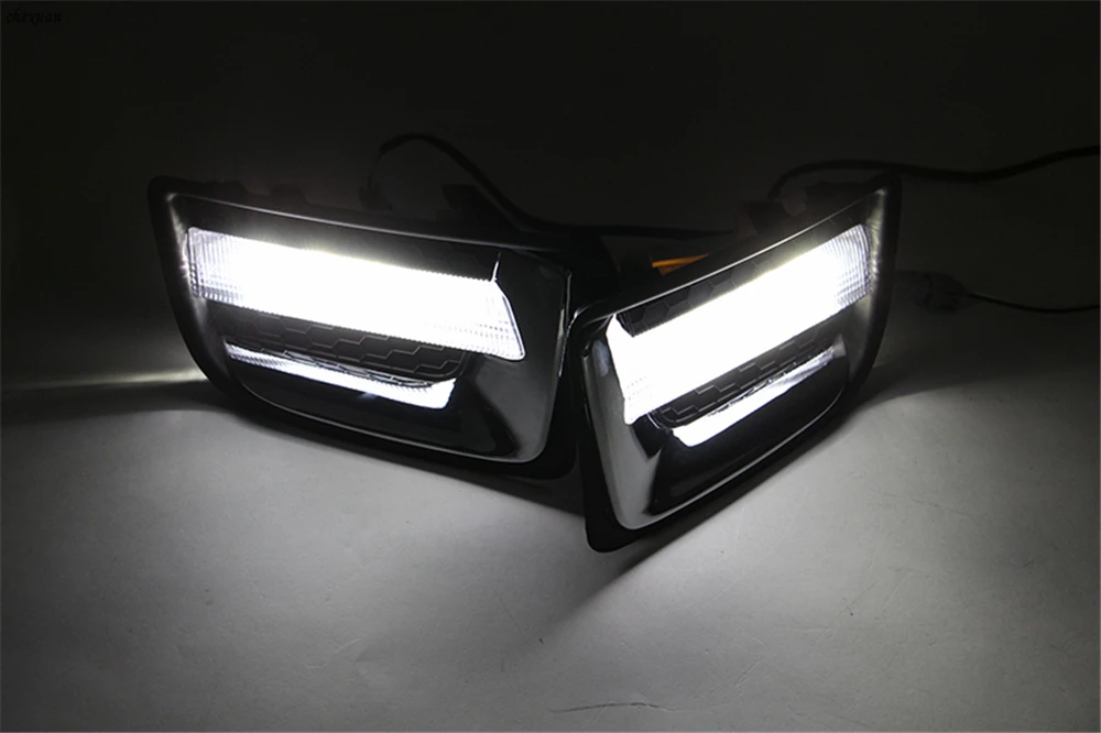 CSCSNL 1 комплект для ISUZU D MAX DMAX 2014 2015 светодиодный DRL Габаритные огни 12В ABS колпак