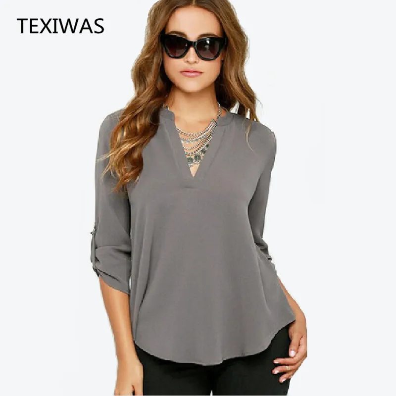 modelos de blusa três quarto