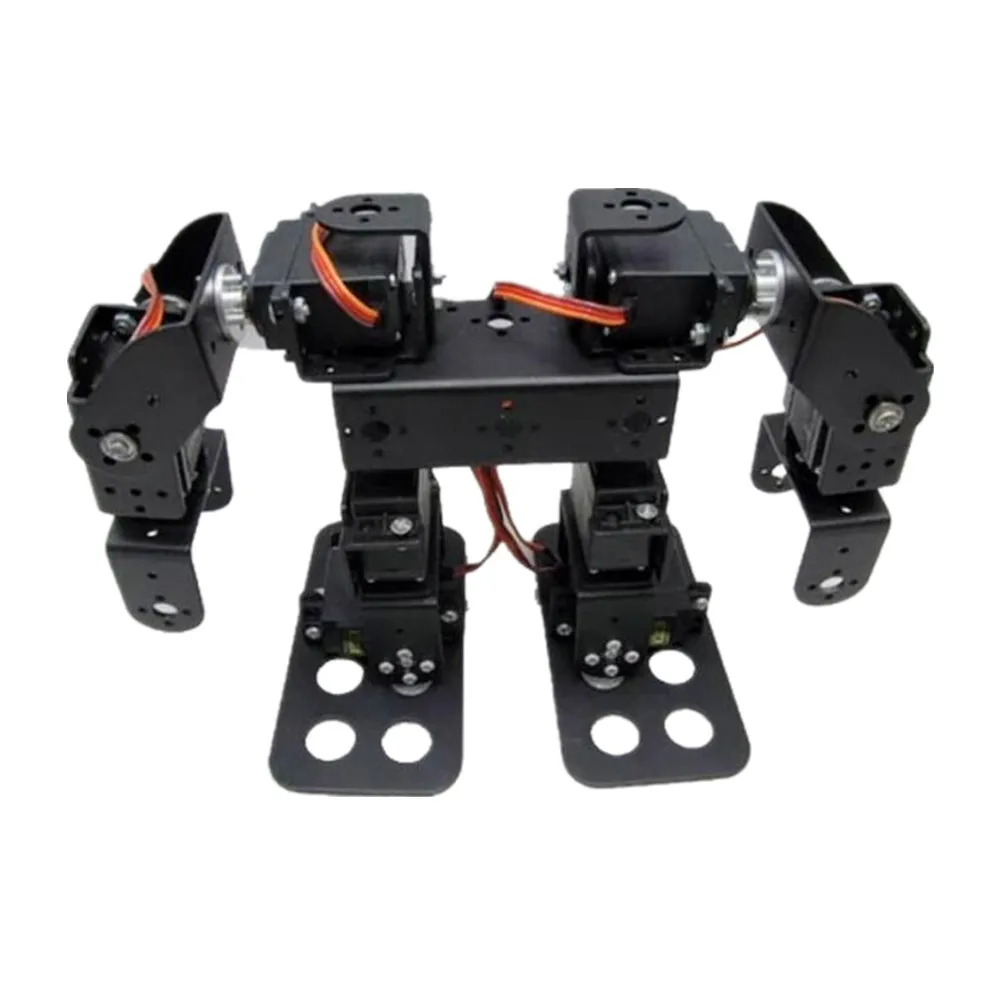 8 degrees freedom humanoid robot walking biped full set of servo bracket accessories | Электроника