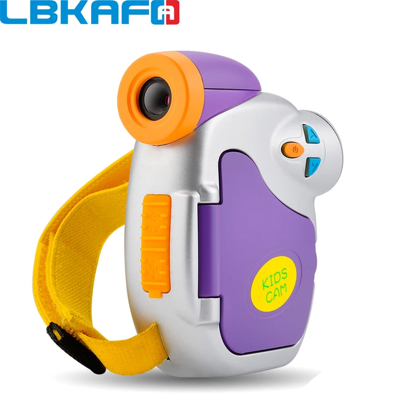 

LBKAFA 1.5 Inch Color Display Mini Children Kids Camera 5 Megapixel High-definition Network Camera Digital Photo Camcorder