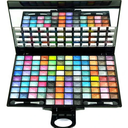 Best Offer Unique 100 Color Glitter Eyeshadow Palette With Superior Facial Hair Trimmer (1)