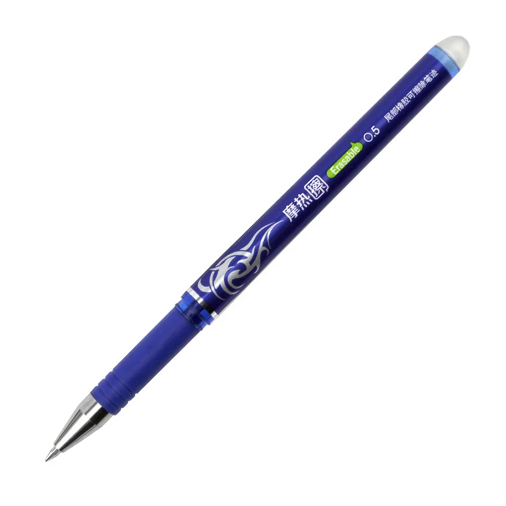 4 шт./лот, креативная стираемая гелевая чернильная ручка, украшение, ручка для письма, для школы, офиса, для студентов, канцелярские принадлежности для детей - Цвет: Blue