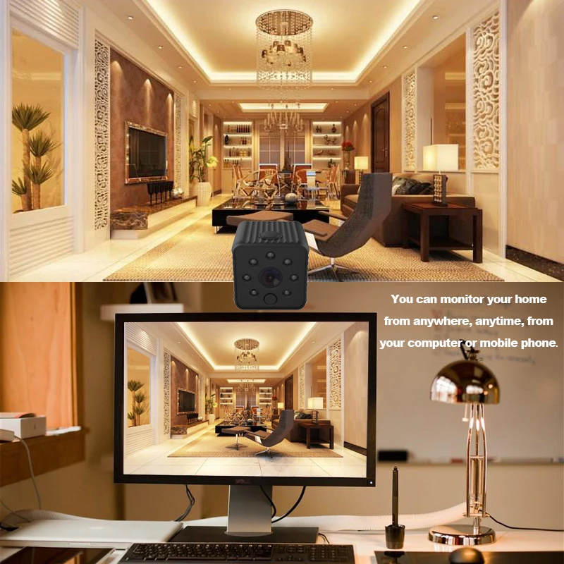 Мини камера FHD 1080P ip Wi Fi беспроводная ночного видения маленькая микро видеокамера