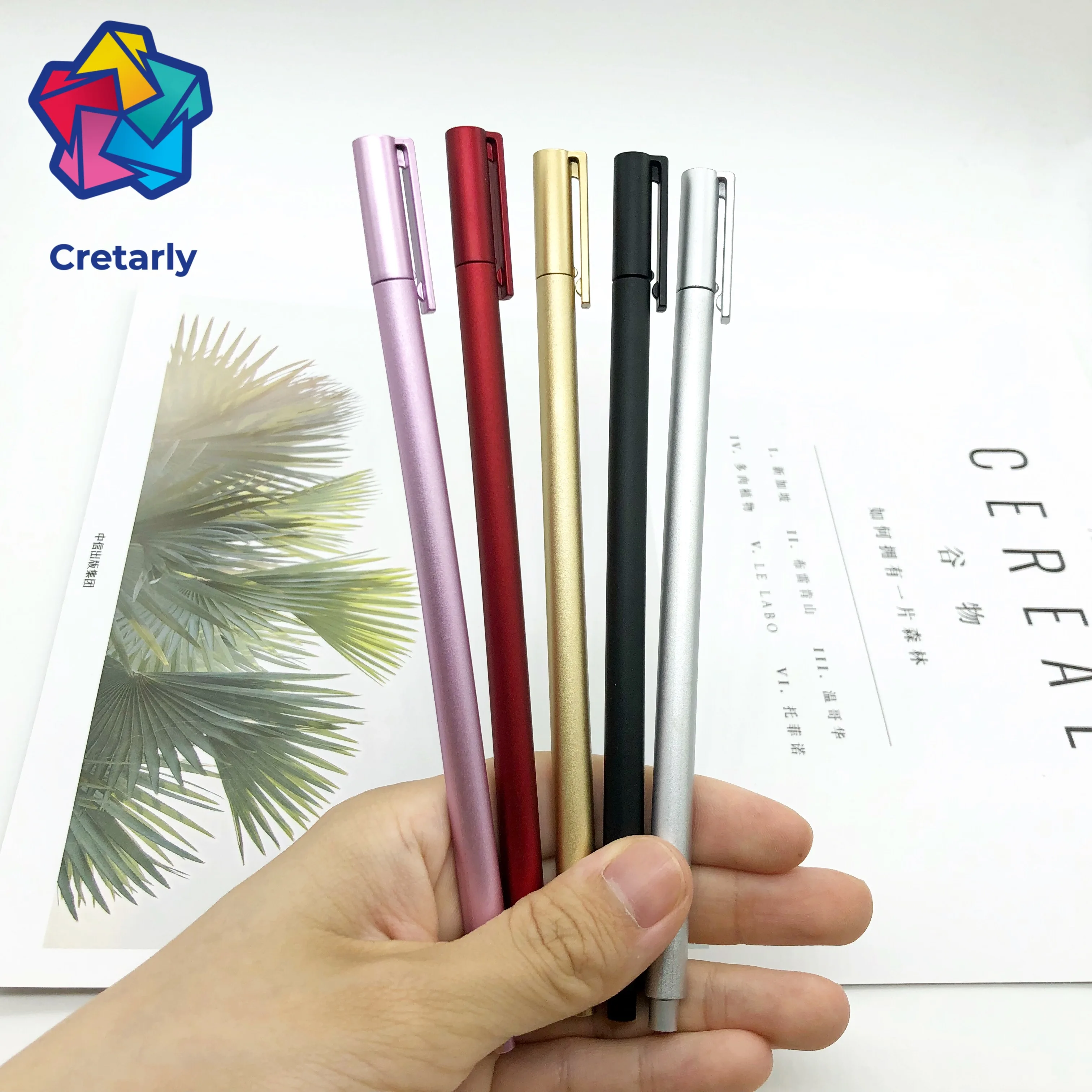 

0.5mm Gel Pen Cute Creative Water Pen Black Signature Pen Office Supplies Smooth Writing Promotional neutral Pen