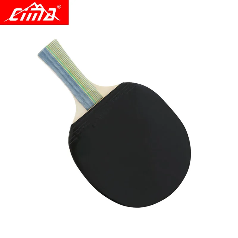 Cima 7 نجوم تنس الطاولة مضرب مع حقيبة كرات مجموعة الهجومية البثور في المطاط تنس الطاولة الرياضية بينغبونغ المهنية مضارب