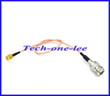 

10pcs/lot Extension cord N female Jack to RP SMA Plug male Pin RF Connector Adapter RG316 30CM Pigtail Cable Free Shipping