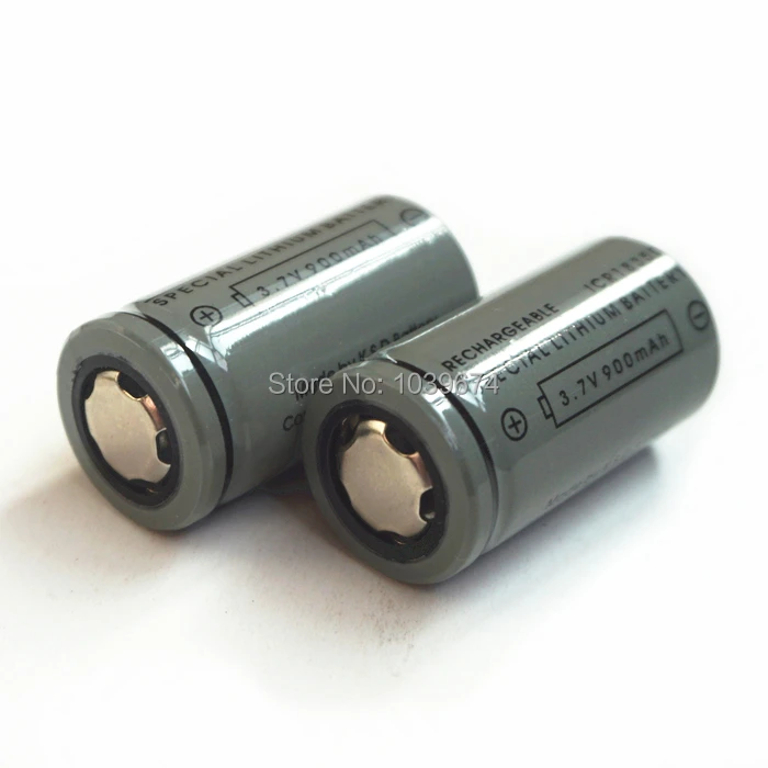 

High Capacity K.S.D ICR18350 ICR 18350 900mAh 3.7V Lithium ion Li-ion Battery Cell for E-cigarettes FREE Shipping