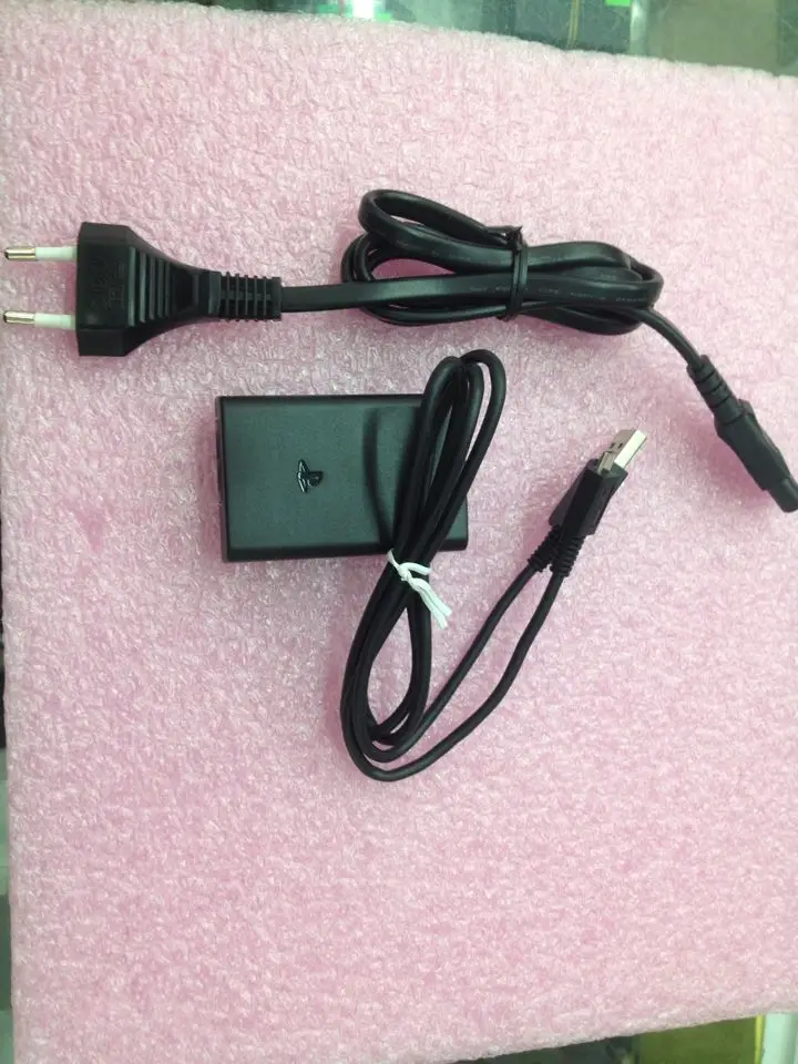 

EU Plug For Sony psv 2000 power for PSV 1000 AC Power Adapter Supply Charger + USB Data Cable