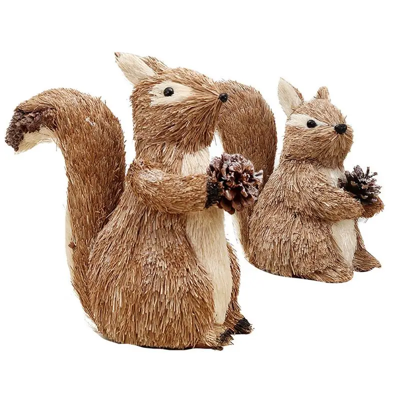 Christmas Squirrel Doll Christmas Decorations Christmas Tree Ornaments