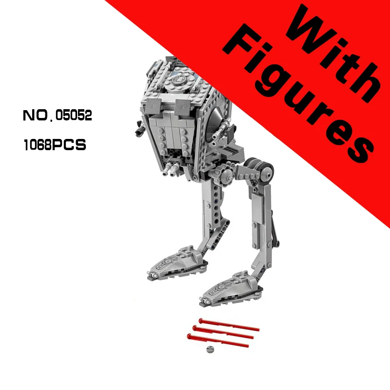 

Lepin 05052 1068pcs Star Series The AT- Robot ST Building Blocks Bricks Set Toys 10174 Educational Gifts Toys Wars