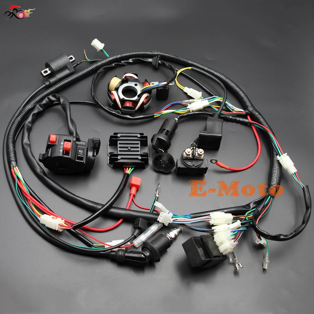 ver  #2 3-pin Plug GY6 125cc/150cc  6-coil  Stator, 29mm I.D diameter 2-wire 