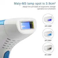 Free Shipping! Home Used Painless Personal Hair Removal device and Skin Rejuvenation Machine with exchangable lamps 300000 shots