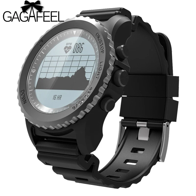 

GAGAFEE S968 Smart Watch IP68 Waterproof Support Air Pressure GPS Heart Rate Monitor Smart Bracelet Fitness Tracker Wristband