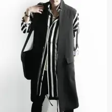 S-4XL Горячая Весна/Лето Мужская Новая мода сценический жилет