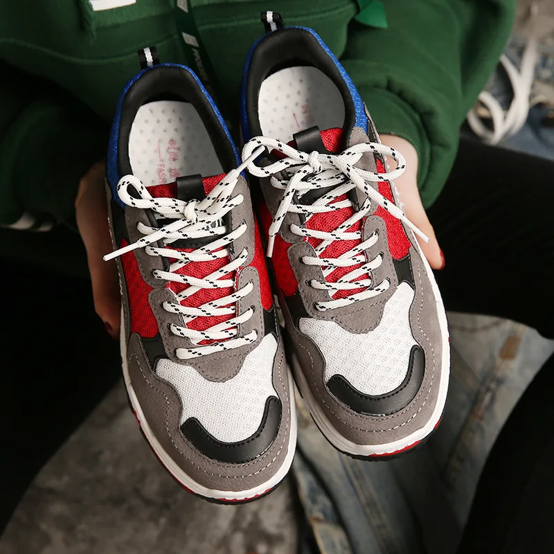 

Designer Sneakers Casual Women Vulcanized Shoes Breathable Women Platform Sneaker Female Woman Shoes Tenis Feminino Dad Shoes