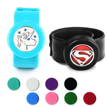 Carvort Единорог дети эфирные масла диффузор браслет комаров для детей браслеты для ароматерапии СЛЭП силиконовый браслет