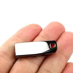 Водонепроницаемый Usb Flash Drive DTSE 64 ГБ и 128 Гб 32G качество металла Серебряная ручка диск с ручка с кольцом для ключей drive 16 GB 8 GB u диска