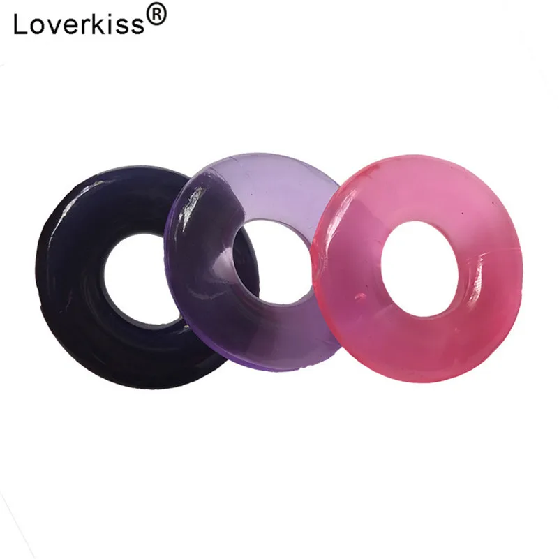 Loverkiss 4 шт. силиконовые кольца на член товары для взрослых мужские секс игрушки