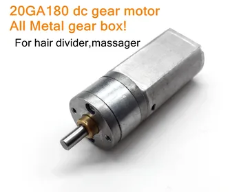 

20GA180 dc gear motor,For hair divider,massager,All Metal gear box!