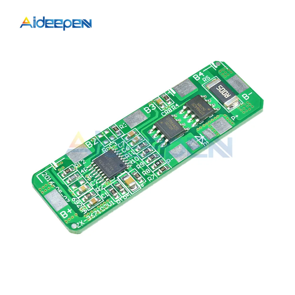 Фонарь 3A 5A PCB BMS защитная плата управления для 4 упаковок литий ионных литиевых