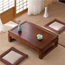 Японский татами пол журнальные столы чайные столы домашняя мебель для гостиной деревянный оконный стол для помещений японский шахматный стол