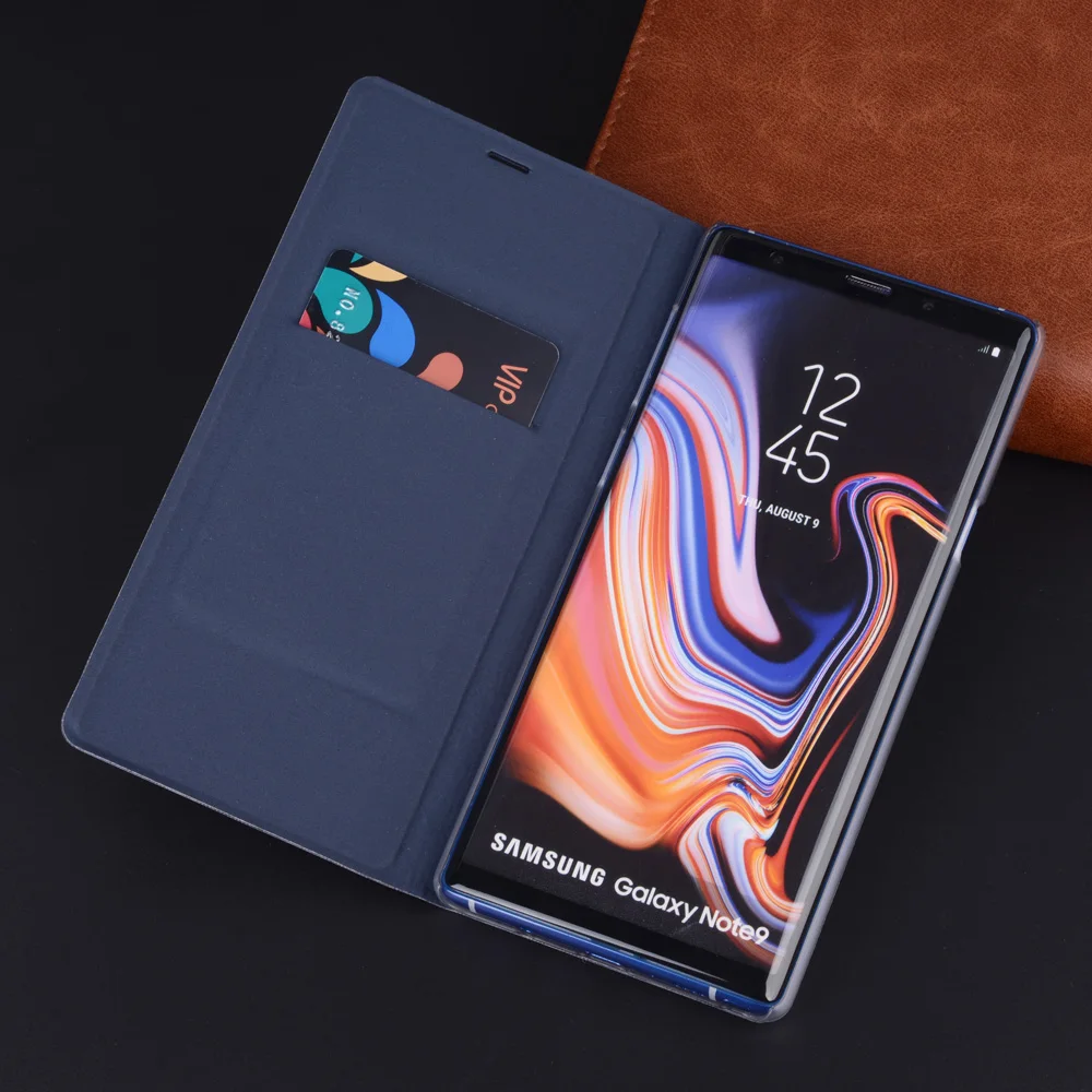 360 полный защитный флип чехол-бумажник для samsung Galaxy Note 9 Note9 N960 N960F SM-N960F Кожаный противоударный жесткий чехол для телефона с держателем для карт