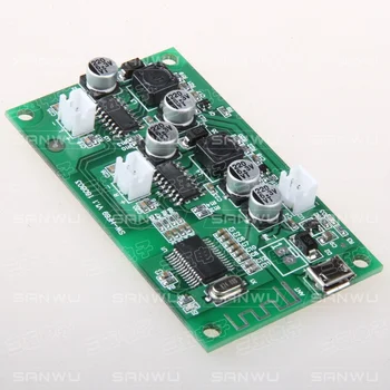 

Bluetooth power amplifier board Bluetooth speaker modification board 2x6W rechargeable lithium battery with charging management
