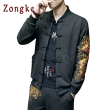 2018 New Dragon Embroidery Bomber Jacket Coat Men Jaqueta Masculina Male Jackets Casaco Masculino Chaquetas Hombre Veste Homme