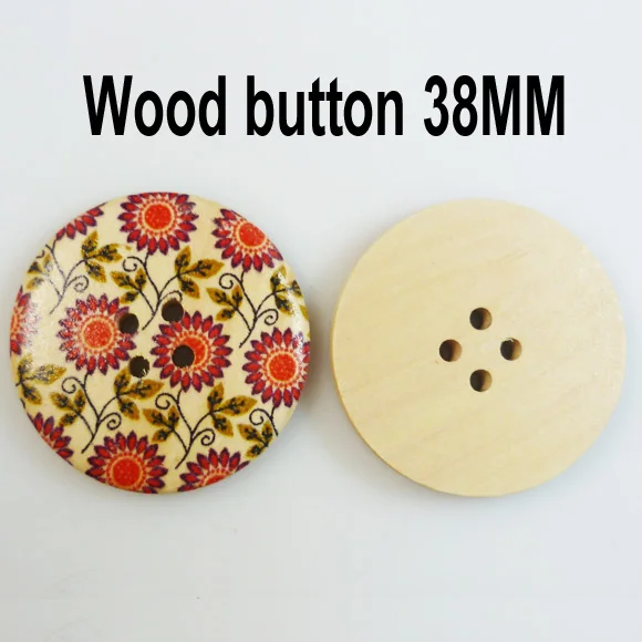 10 шт. 38 мм новые magpies кнопка бренд с рисунком, деревянные пуговицы для шитья птицы декоративная одежда Сапоги пальто аксессуар MCB-359