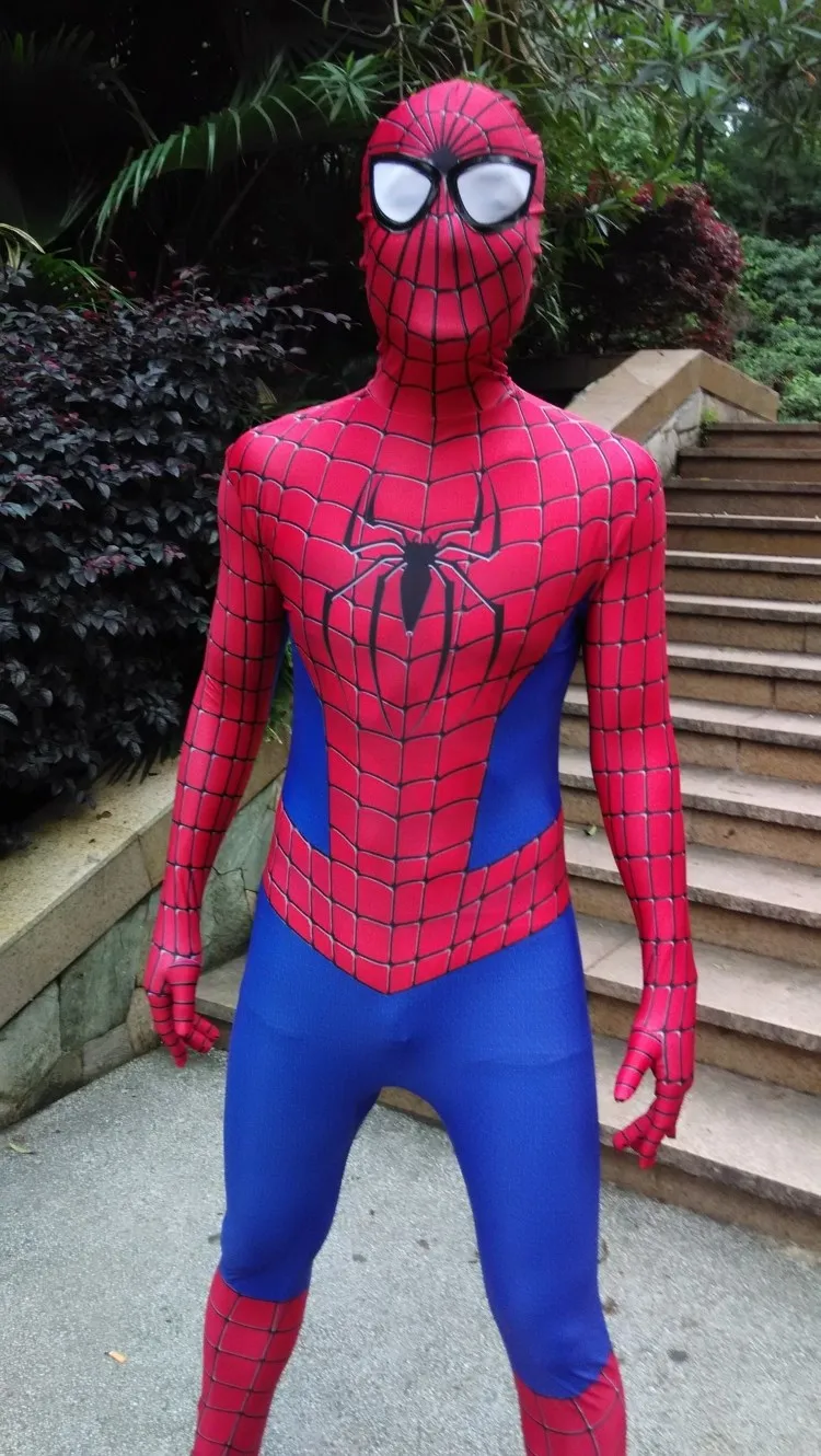 

Hallowmas Christmas Spiderman 3D Printing Spider-man Movie Anime Clothing Cosplay Costumes Spandex Zentai Suit Any Size