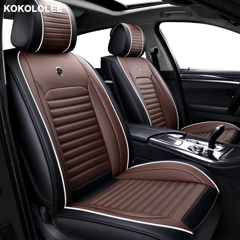 [kokololee] Auto Leather car seat cover For bmw e46 e36 e39 accessories