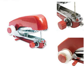 

DHL 500pcs high quality Mini Hand Sewing Machine DIY Color Random Handy Sewing Tool 11*7*4cm