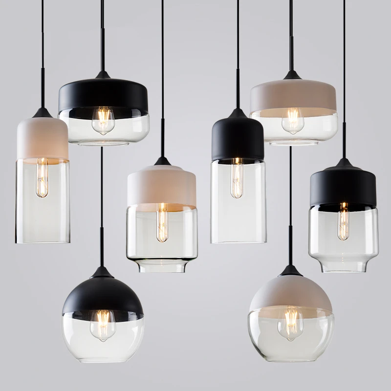 Us 119 98 20 Off Modern Contemporary Retro Art Metal Gl Pendant Lamps Cafe Restaurant Study Milan Designer Lights Black White In Us 119 98 20 Off Modern Contemporary Retro Art Metal Gl Pendant Lamps Cafe Restaurant Study Milan Designer Lights Black White In