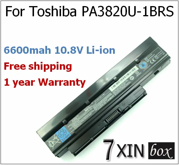 

6600mah 10.8V PA3820 Laptop Battery for Toshiba Mini NB505-N508OR NB550D T215D-S1140 PA3820U-1BRS PA3821U PABAS231 PABAS232
