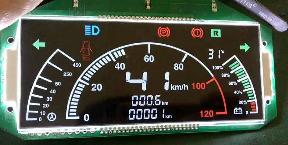 display for electric car from yyb