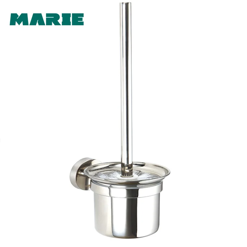 Free shipping New modern bathroom accessories wall mounted stainless steel bathroom toilet brush holder