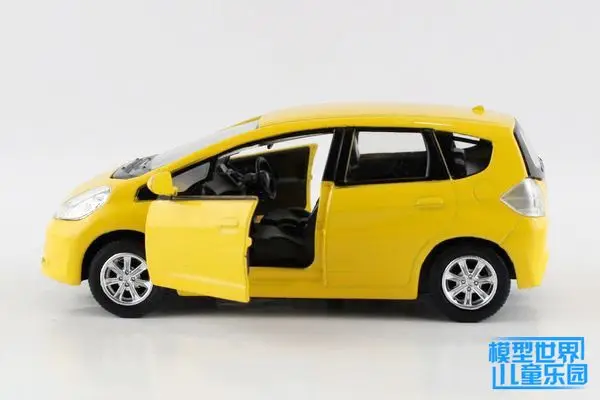 Высокая моделирования 1:36 Honda Fit, сплав отступить модели автомобилей, 2 двери спортивный автомобиль, подарок модели